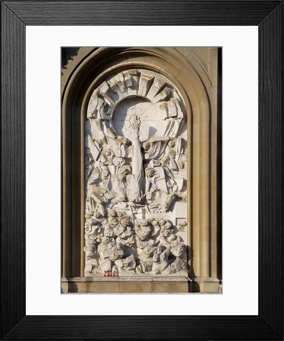 Framed Print : RODRIGUEZ, Ventura (1717-1785); HERRERA, Francisco de, called 'el Mozo' (1622-1685). Baslica de Nuestra Seora del Pilar (Basilica of Our Lady of the Pillar). SPAIN