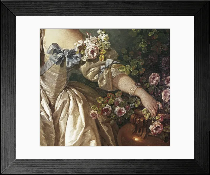 Framed Print : BOUCHER, Franois (1703-1770). Madame Bergeret. 1746. Right detail of the arm Framed Print : BOUCHER, Franois (1703-1770). Madame Bergeret. 1746. Right detail of the arm