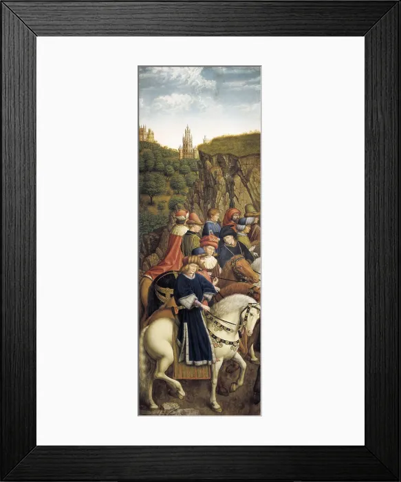 Framed Print : EYCK, Jan van (1390-1441); EYCK, Hubert van (1370-1426). The Ghent Altarpiece or Adoration of the Mystic Lamb. 1425-1432. BELGIUM. Ghent. Saint Bavo Cathedral Framed Print : EYCK, Jan van (1390-1441); EYCK, Hubert van (1370-1426). The Ghent Altarpiece or Adoration of the Mystic Lamb. 1425-1432. BELGIUM. Ghent. Saint Bavo Cathedral