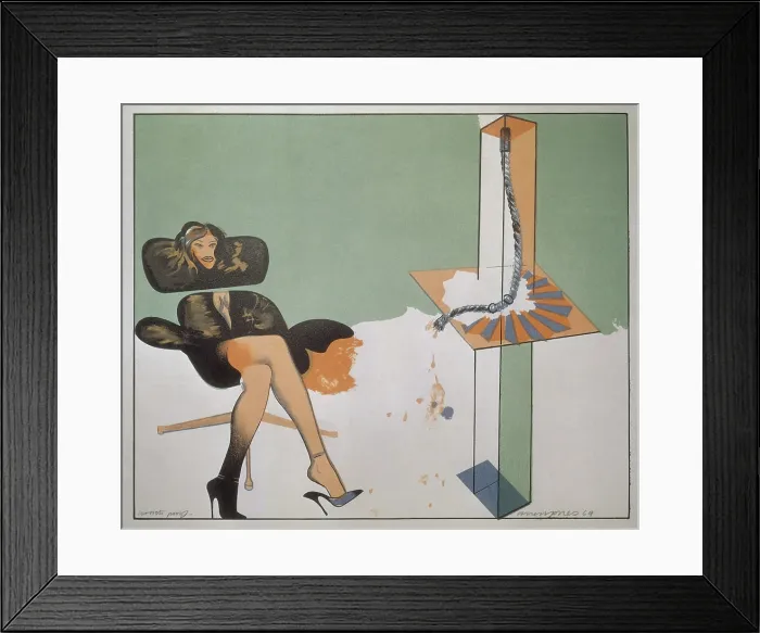 Framed Print : JONES, Allen (1937). Artist proof. 1969. Pop Art. Engraving. AISA / Everett Collection - Image has fine art copyright Framed Print : JONES, Allen (1937). Artist proof. 1969. Pop Art. Engraving. AISA / Everett Collection - Image has fine art copyright