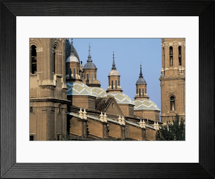 Framed Print : RODRIGUEZ, Ventura (1717-1785); HERRERA, Francisco de, called 'el Mozo' (1622-1685). Baslica de Nuestra Seora del Pilar (Basilica of Our Lady of the Pillar). SPAIN