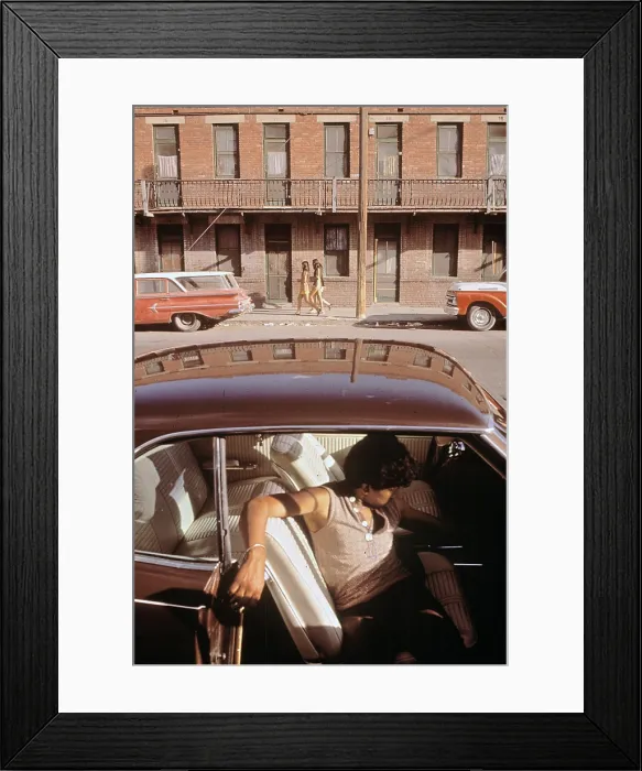 Framed Print : 1970s America. A chicano teenager in the barrio area of El Paso, Texas ca. 1973