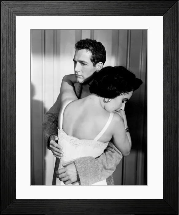 Framed Print : CAT ON A HOT TIN ROOF, Paul Newman, Elizabeth Taylor, 1958