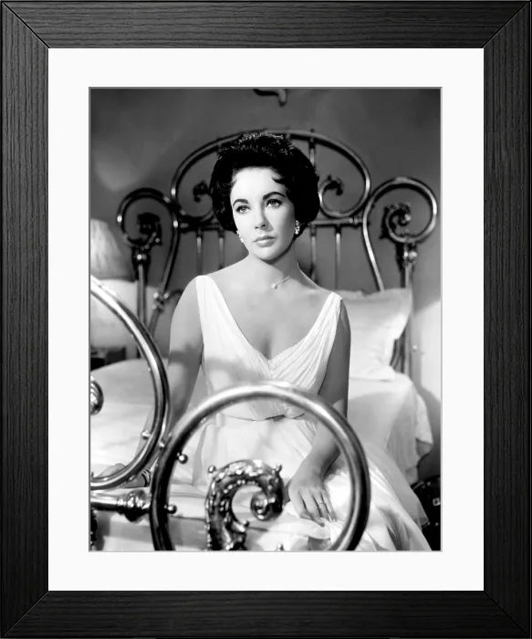 Framed Print : CAT ON A HOT TIN ROOF, Elizabeth Taylor, 1958 Framed Print : CAT ON A HOT TIN ROOF, Elizabeth Taylor, 1958