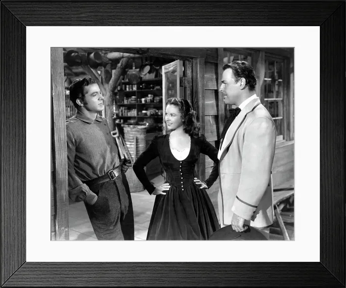 Framed Print : CANYON PASSAGE, Dana Andrews, Susan Hayward, Brian Donlevy, 1946
