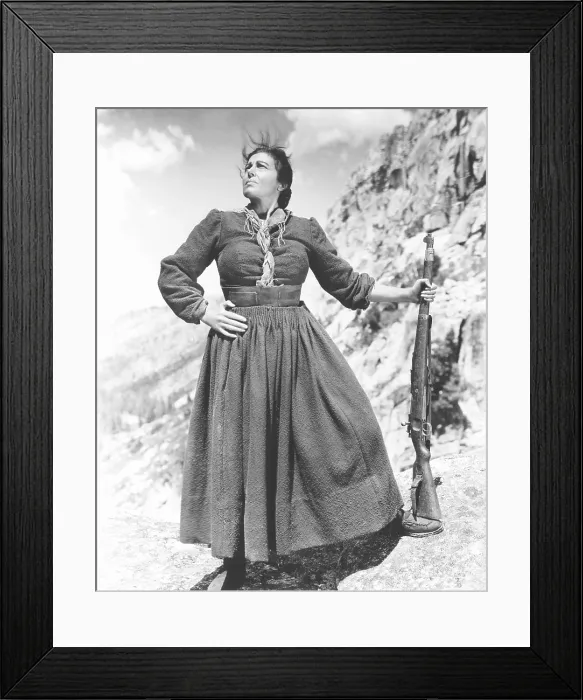 Framed Print : FOR WHOM THE BELL TOLLS, Katina Paxinou, 1943 Framed Print : FOR WHOM THE BELL TOLLS, Katina Paxinou, 1943