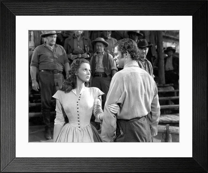 Framed Print : CANYON PASSAGE, Susan Hayward, Dana Andrews, 1946 Framed Print : CANYON PASSAGE, Susan Hayward, Dana Andrews, 1946