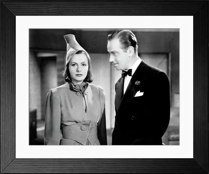 Framed Print : NINOTCHKA, Greta Garbo, Melvyn Douglas, 1939