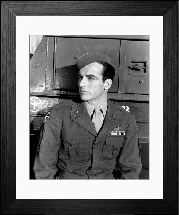Framed Print : THE BIG LIFT, Montgomery Clift, 1950, TM and Copyright 20th Century Fox Film Corp. All rights reserved