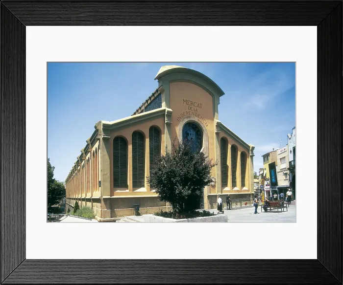 Framed Print : SPAIN. CATALONIA. BARCELONA. Terrassa. Market of the Independence (1908), by the architect Antoni Pasqual Carretero. AISA / Everett Collection**US SALES ONLY**