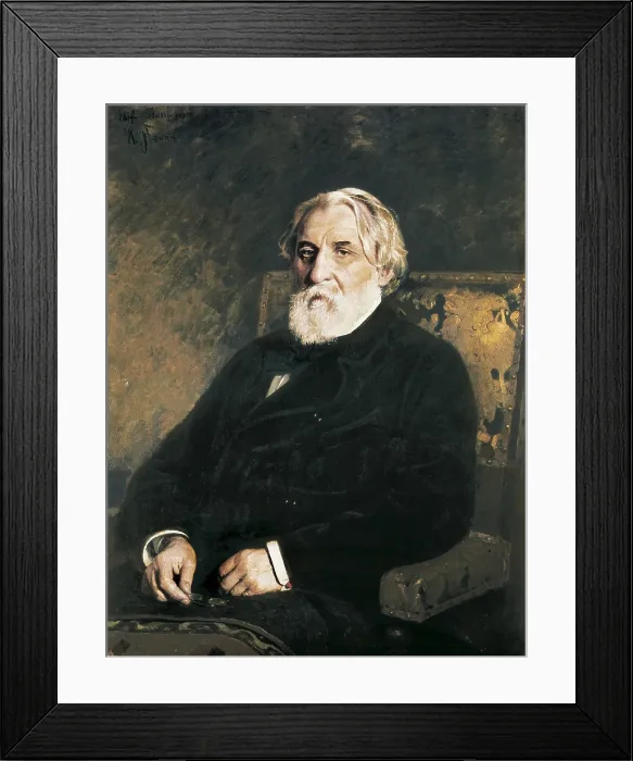 Framed Print : Repin, Ilya Yefimovich (1844-1930). Portrait of Ivan Sergueievich Turgenev. ca. 1873-1876. Oil on canvas. RUSSIA. Moscow. Tretyakov Gallery Framed Print : Repin, Ilya Yefimovich (1844-1930). Portrait of Ivan Sergueievich Turgenev. ca. 1873-1876. Oil on canvas. RUSSIA. Moscow. Tretyakov Gallery