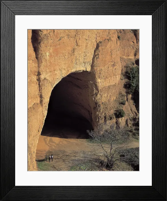Framed Print : SPAIN. CASTILE AND LEON. LEON. Las Medulas. Gold mines. Drain. AISA / Everett Collection**US SALES ONLY**