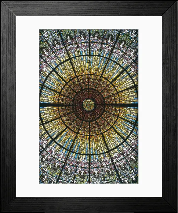 Framed Print : BRU I SALELLES, Llus (1868-1952); DOMENECH I MONTANER, Lluis (1850-1923). Palace of Catalan Music. SPAIN. Barcelona. Palace of Catalan Music Framed Print : BRU I SALELLES, Llus (1868-1952); DOMENECH I MONTANER, Lluis (1850-1923). Palace of Catalan Music. SPAIN. Barcelona. Palace of Catalan Music