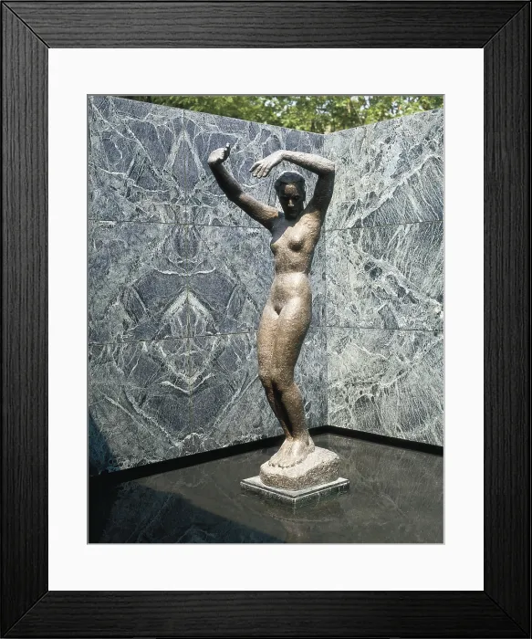 Framed Print : MIES VAN DER ROHE, Ludwig (1886-1969). German Pavilion. 1929. SPAIN. Barcelona