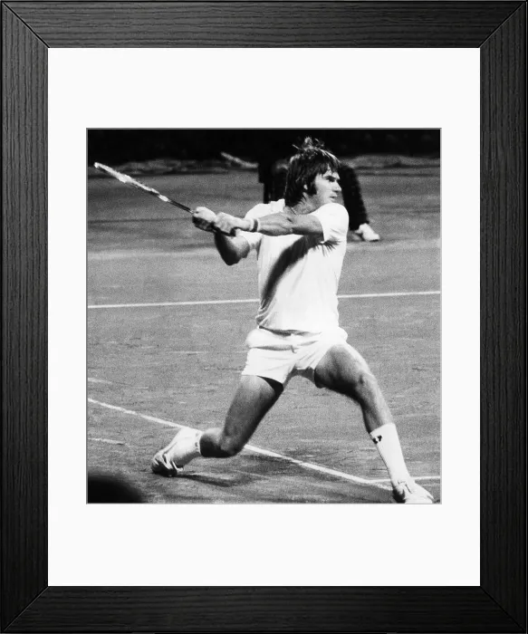 Framed Print : Jimmy Connors, 1975. Courtesy: CSU Archives / Everett Collection