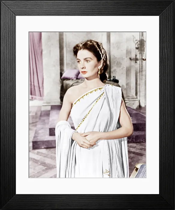 Framed Print : THE ROBE, Jean Simmons, 1953. 20th Century-Fox Film Corporation, TM & Copyright / courtesy Everett Collection Framed Print : THE ROBE, Jean Simmons, 1953. 20th Century-Fox Film Corporation, TM & Copyright / courtesy Everett Collection