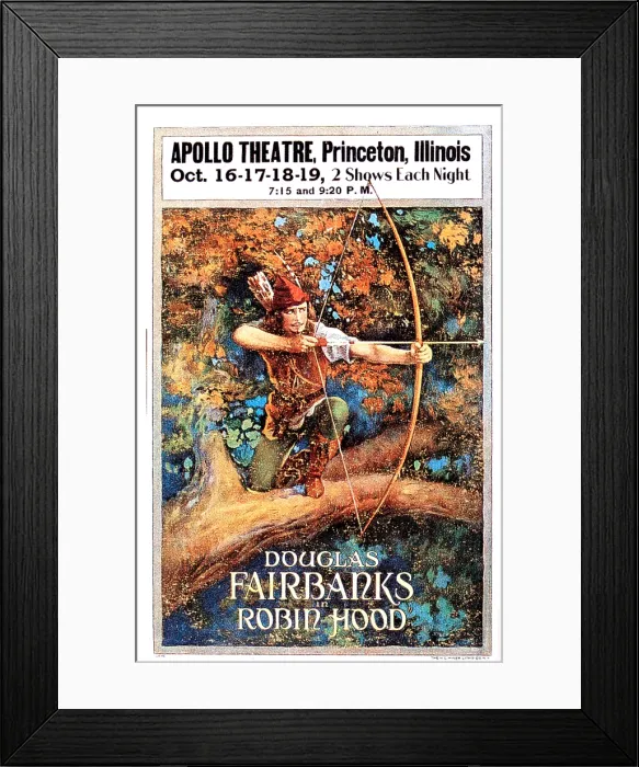 Framed Print : ROBIN HOOD, Douglas Fairbanks, Sr. 1922