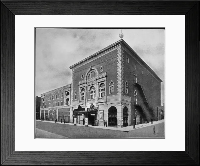 Framed Print : Theaters, The Standard Theatre, The Marx Brothers, Humphrey Bogart, Sally Rand, and Gypsy Rose Lee performed here, built in 1900, closed 1932, 300 West 12th Street, Kansas City Framed Print : Theaters, The Standard Theatre, The Marx Brothers, Humphrey Bogart, Sally Rand, and Gypsy Rose Lee performed here, built in 1900, closed 1932, 300 West 12th Street, Kansas City