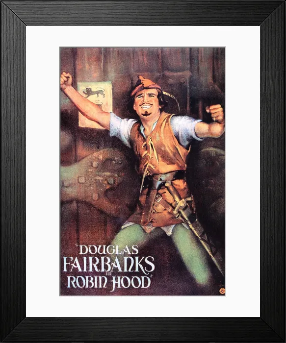 Framed Print : ROBIN HOOD, Douglas Fairbanks, Sr. 1922