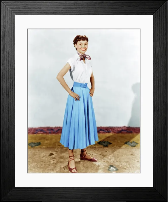 Framed Print : ROMAN HOLIDAY, Audrey Hepburn, 1953