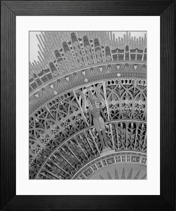 Framed Print : Movie Theaters, The Egyptian Theater, interior detail, 157 Bala Avenue, Bala-Cynwyd, Pennsylvania, circa 1994