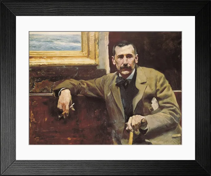 Framed Print : SOROLLA, Joaqun (1863-1923). B. Prez Galds. Oil on canvas. SPAIN. Las Palmas. Prez Galds House Museum. AISA / Everett Collection**US SALES ONLY**