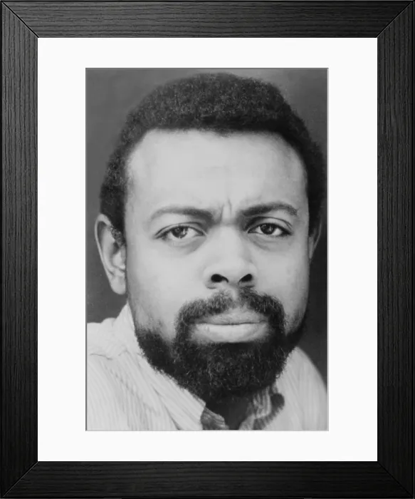 Framed Print : Amiri Baraka (Everett LeRoi Jones) (b. 1934) African American poet and playwright adopted black nationalism in the 1960s