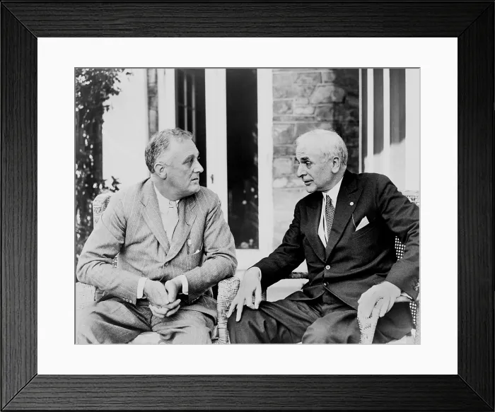 Framed Print : Cordell Hull (1871-1955), served as Franklin Roosevelt's Secretary of State from 1933-44