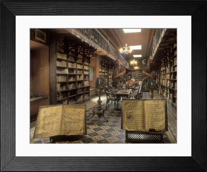 Framed Print : PERU. LIMA. Lima. Convent of San Francisco. Library. AISA / Everett Collection**US SALES ONLY**
