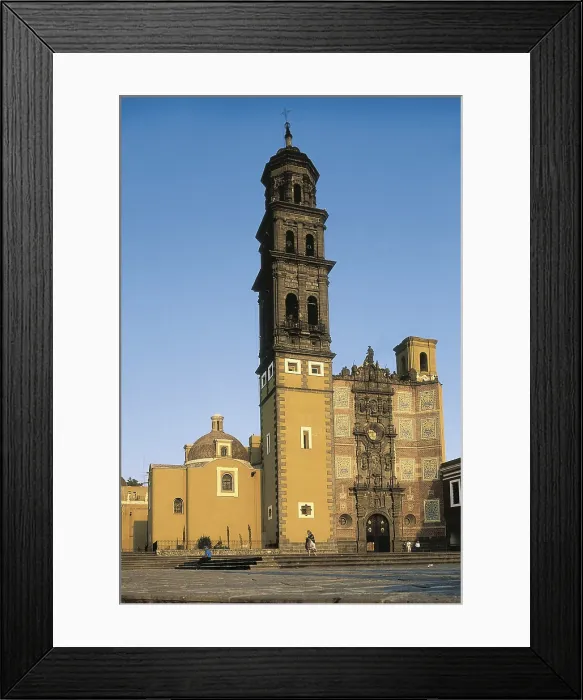 Framed Print : MEXICO. PUEBLA. Puebla De Zaragoza. Church of San Francisco (1551). AISA / Everett Collection**US SALES ONLY**