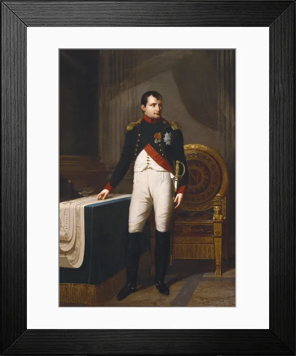 Framed Print : LEFEVRE, Robert (1755-1830). Portrait of Napoleon Bonaparte. 1809. Oil on canvas. FRANCE. Paris. Muse Carnavalet (Carnavalet Museum). AISA / Everett Collection**US SALES ONLY**