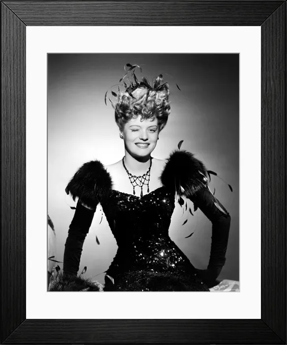 Framed Print : GENTLEMAN JIM, Alexis Smith, 1942