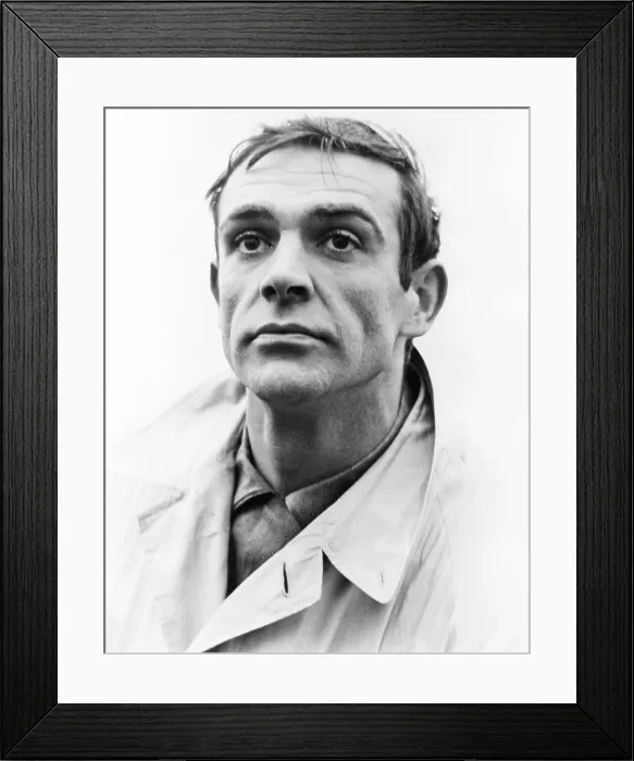 Framed Print : THE FRIGHTENED CITY, Sean Connery, 1962