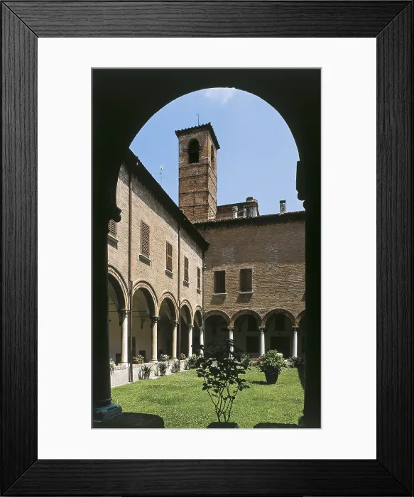 Framed Print : ITALY. EMILIA-ROMAGNA. FERRARA. Ferrara. Cloister of the church of Santa Maria in Vado. AISA / Everett Collection**US SALES ONLY** Framed Print : ITALY. EMILIA-ROMAGNA. FERRARA. Ferrara. Cloister of the church of Santa Maria in Vado. AISA / Everett Collection**US SALES ONLY**
