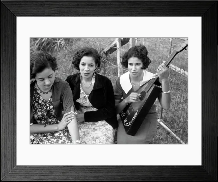Framed Print : Creole girls, Plaquemines Parish, Louisiana. Photograph by Ben Shahn, 1935 Framed Print : Creole girls, Plaquemines Parish, Louisiana. Photograph by Ben Shahn, 1935