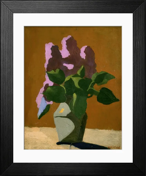Framed Print : VUILLARDEdouard (1868-1940). The Lilacs. 1890. Symbolism. Les Nabis. Oil on canvas. Private Collection. AISA / Everett Collection (28804)**US SALES ONLY**