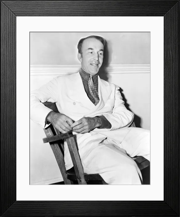 Framed Print : Archibald MacLeish (1892-1992), man of letters, diplomat, and Librarian of Congress. He won three Pulitzer Prizes: 1932 for non-fiction; 1952 for poetry; 1958 for drama