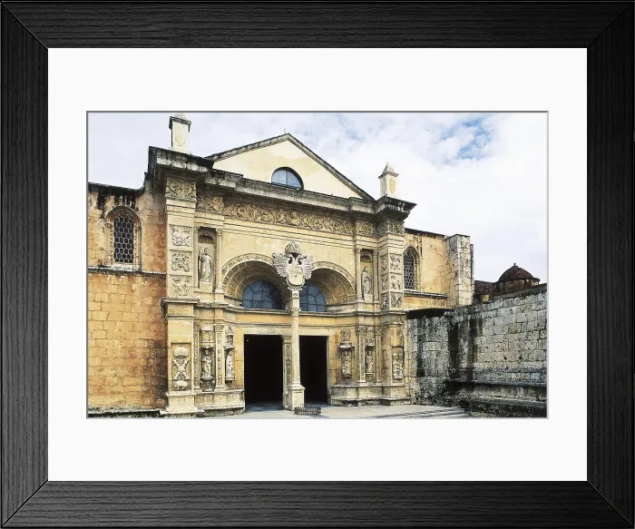 Framed Print : DOMINICAN Rep.. DISTRITO NACIONAL. Santo Domingo. Cathedral of Santa Mara la Menor (1521-1541). AISA / Everett Collection**US SALES ONLY**