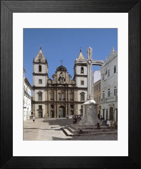 Framed Print : Church of Sao Francisco or Church of Saint Francis. 1708-1723. BRAZIL. BAHIA. Salvador. Baroque art. AISA / Everett Collection**US SALES ONLY** Framed Print : Church of Sao Francisco or Church of Saint Francis. 1708-1723. BRAZIL. BAHIA. Salvador. Baroque art. AISA / Everett Collection**US SALES ONLY**