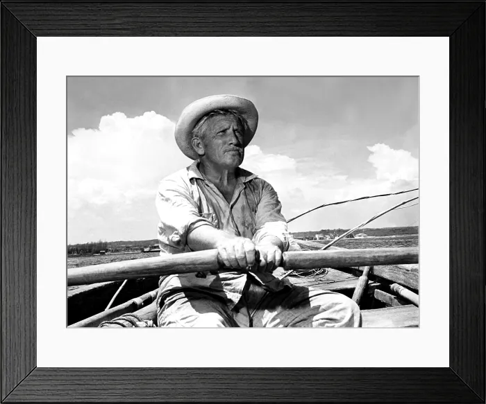 Framed Print : THE OLD MAN AND THE SEA, Spencer Tracy, 1958