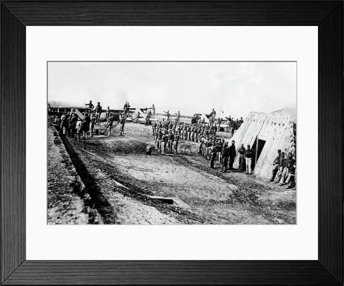Framed Print : CIVIL WAR-Fort guarding Washington D.C. during the Civil War.. Courtesy: CSU Archives / Everett Collection Framed Print : CIVIL WAR-Fort guarding Washington D.C. during the Civil War.. Courtesy: CSU Archives / Everett Collection