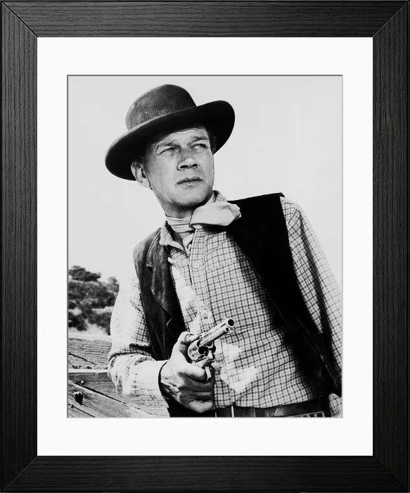Framed Print : THE HALLIDAY BRAND, Joseph Cotten, 1957 Framed Print : THE HALLIDAY BRAND, Joseph Cotten, 1957