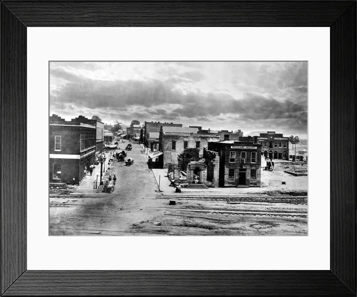 Framed Print : CIVIL WAR-View of Atlana after Sherman's departure.. Courtesy: CSU Archives  /  Everett Collection