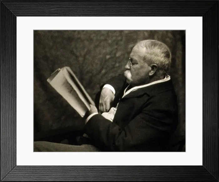 Framed Print : William Dean Howells (1837-1920), American novelist who championed realist and naturalist writers. Photograph by Zaida Ben Yusuf, ca. 1900 Framed Print : William Dean Howells (1837-1920), American novelist who championed realist and naturalist writers. Photograph by Zaida Ben Yusuf, ca. 1900