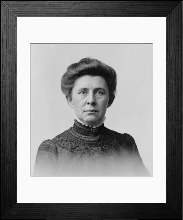 Framed Print : Ida M. Tarbell (1857-1944), muckraking journalist