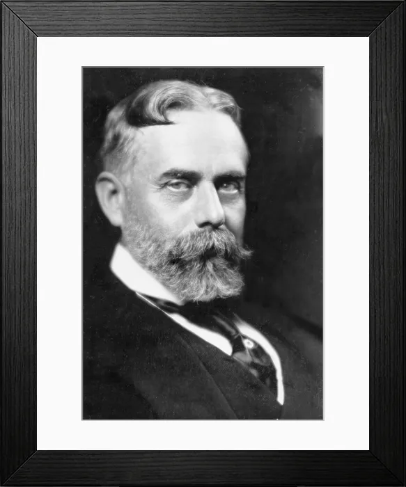 Framed Print : Sir Gilbert Parker (1862-1932) Canadian novelist and politician who wrote about the history and life of the French Canadians. In World War I, he worked to build U.S