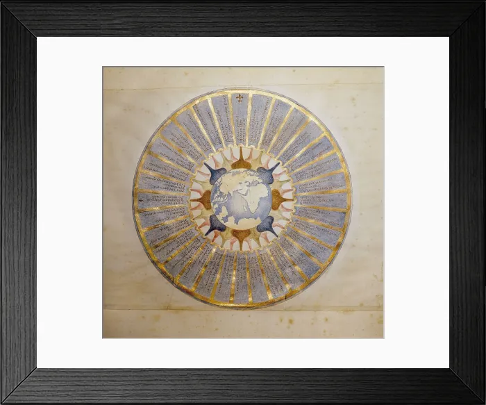Framed Print : Compass rose (1650). In the centerthe western hemisphere. UNITED KINGDOM. ENGLAND. Greenwich. National Maritime Museum. AISA / Everett Collection (33749)**US SALES ONLY** Framed Print : Compass rose (1650). In the centerthe western hemisphere. UNITED KINGDOM. ENGLAND. Greenwich. National Maritime Museum. AISA / Everett Collection (33749)**US SALES ONLY**