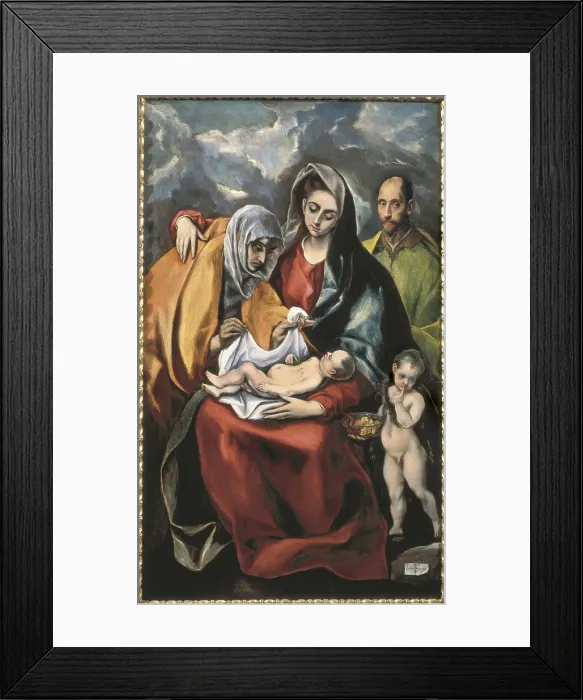 Framed Print : Mannerism art. Oil on canvas. SPAIN. Toledo. Holy Cross Museum. AISA / Everett Collection (32269)**US SALES ONLY**