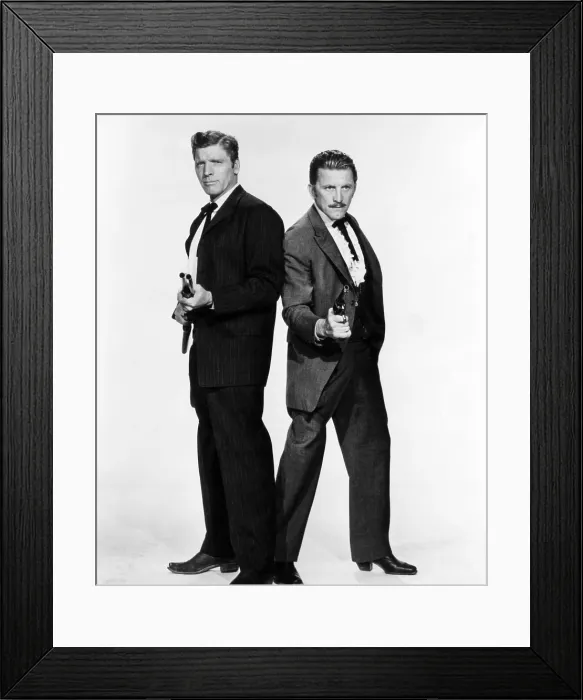 Framed Print : GUNFIGHT AT THE O.K. CORRAL, Burt Lancaster, Kirk Douglas, 1957 Framed Print : GUNFIGHT AT THE O.K. CORRAL, Burt Lancaster, Kirk Douglas, 1957