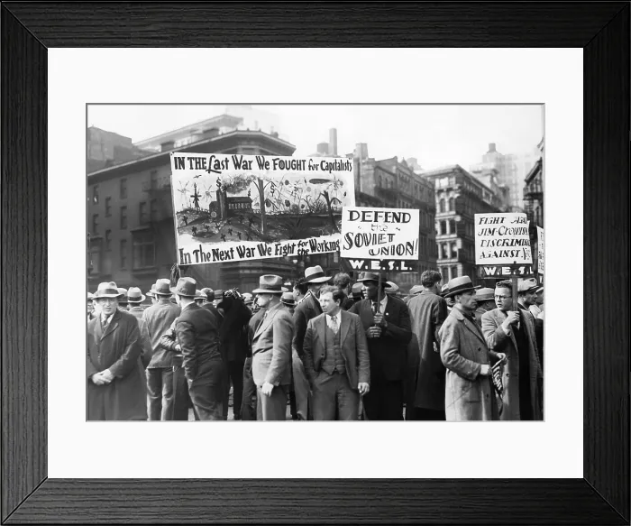 Framed Print : Communists celebrate May Day in New York City's Union Square, 1931. Courtesy: CSU Archives / Everett Collection Framed Print : Communists celebrate May Day in New York City's Union Square, 1931. Courtesy: CSU Archives / Everett Collection